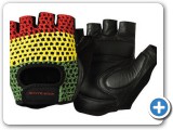 Bontrager Gloves Red Yellow Green